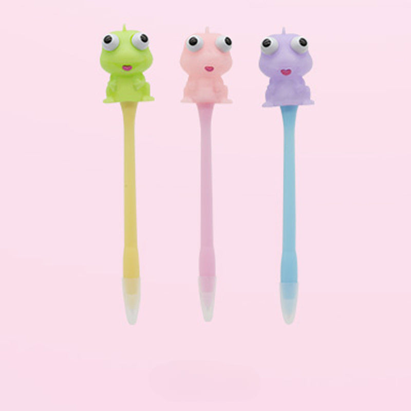 Wholesale decompression pen soft creative cartoon pinch music ballpoint pen