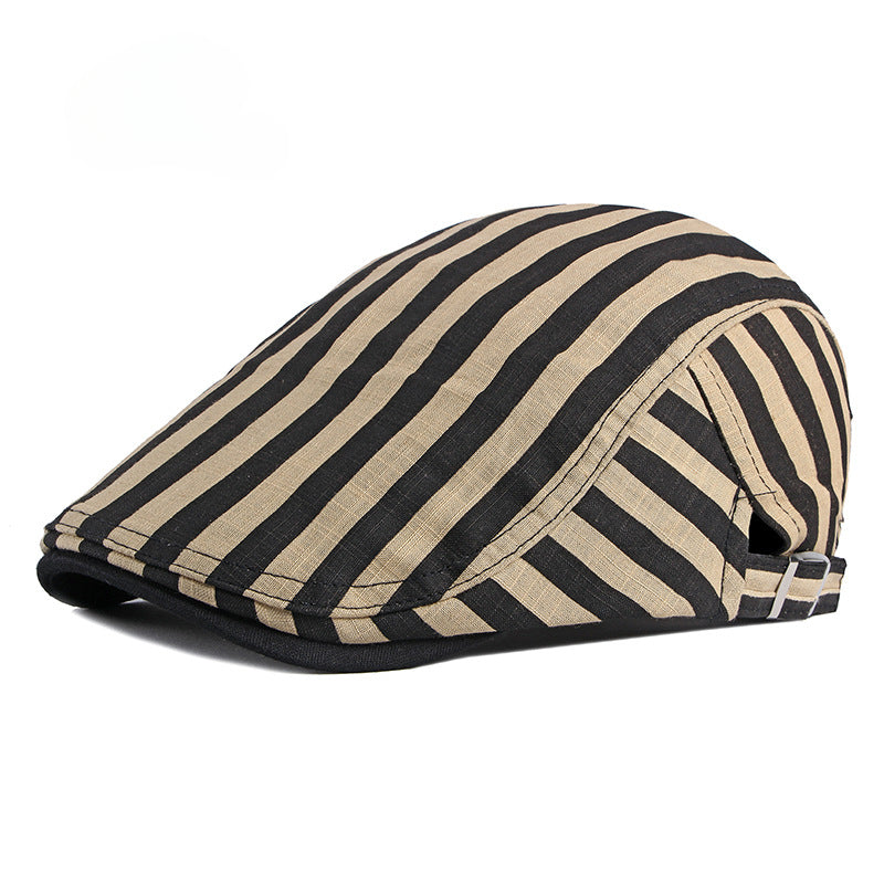 Wholesale Cotton Striped Beret