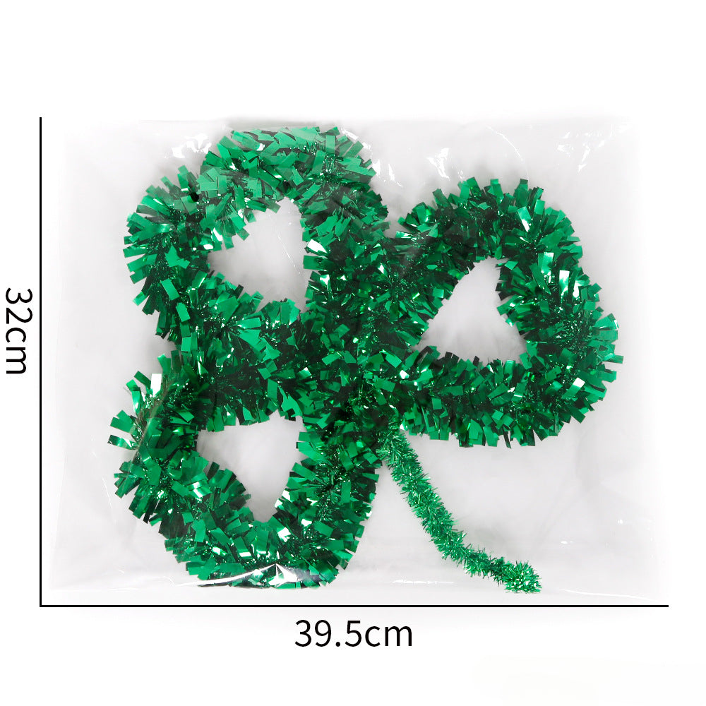 Wholesale PET Saint Patrick's Day Green Wool Top Festival Party Decoration