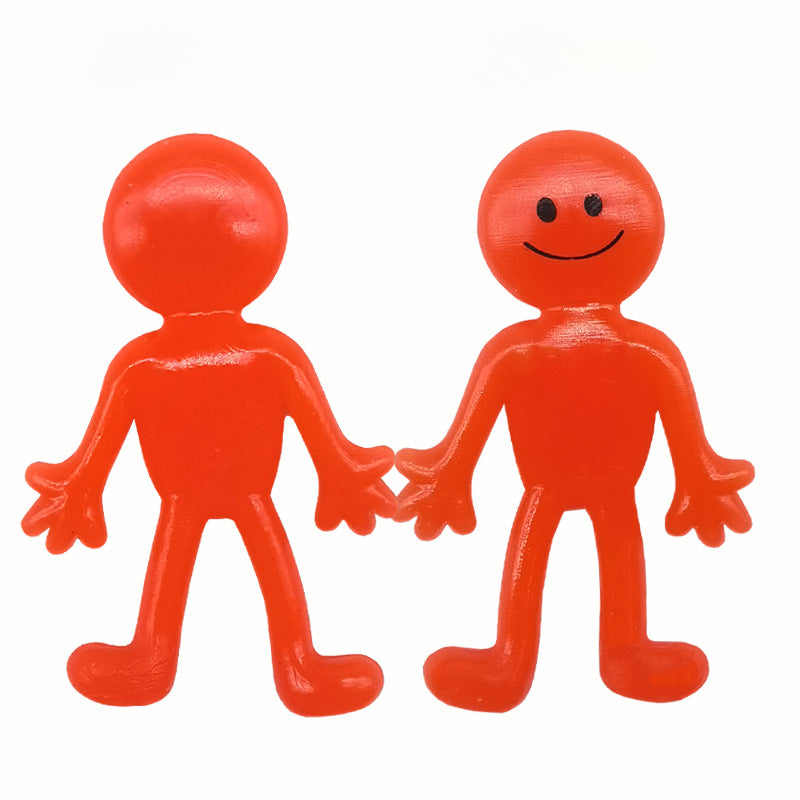 Wholesale TPR Expression Villain Pinch Happy Smiling Face Doll Elastic Stretch Decompression Lala Music Decompression Toy