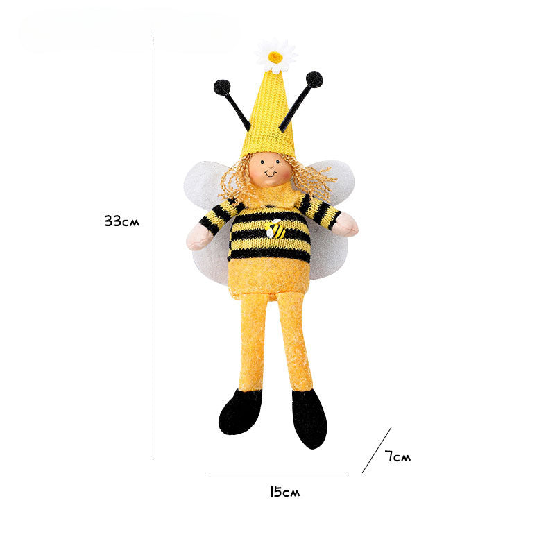 Wholesale of Honey Bee Festival Dwarf Doll Fabric Ornaments