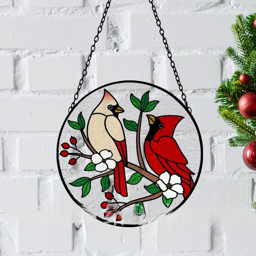 Colgante de espejo de autos pintados de colibríes acrílicos al por mayor