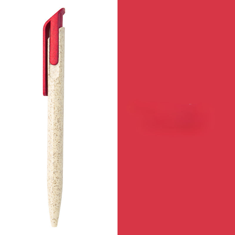 Wholesale of New Color Matching and Environmentally Friendly Wheat Straw Press Ballpoint Pens