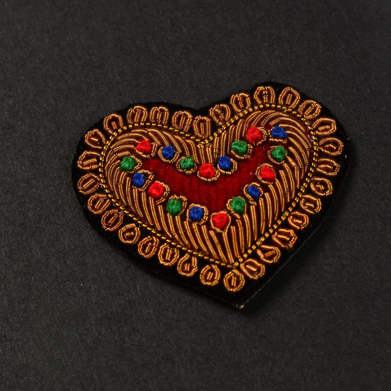 Wholesale DIY Hand Embroidered Indian Silk Cloth Badge Epaulettes Star Hat Clothes Decoration