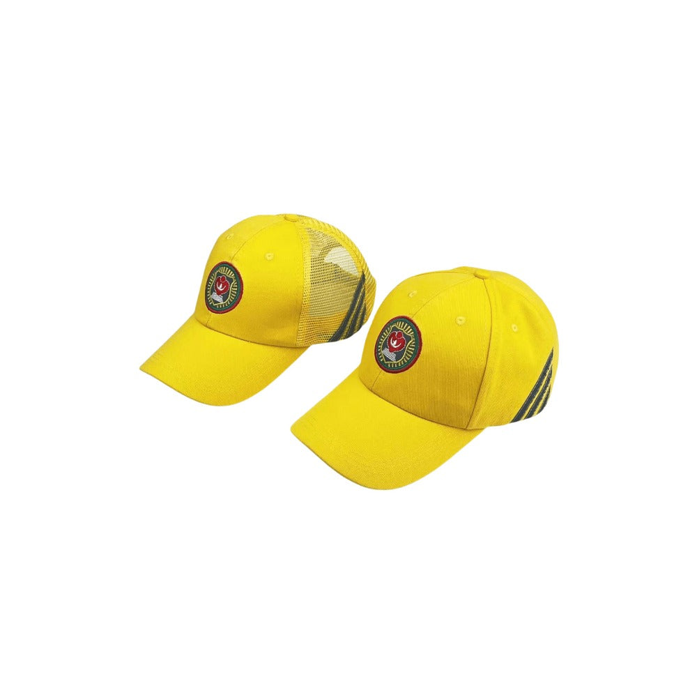 Wholesale Children's Medium Reflective Strip Safety Commuting Sunshade Small Yellow Hat