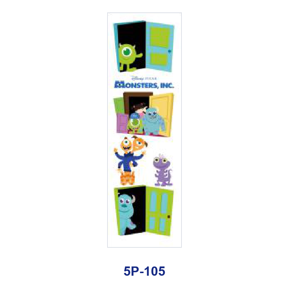 Wholesale 2/ 8/ 16pcs Whimsical sy Monster Colorful Cute Creature Kid‑friendly Cartoon Print Pen and Bookmark Stickers UV DTF Wraps OLY Exclusive