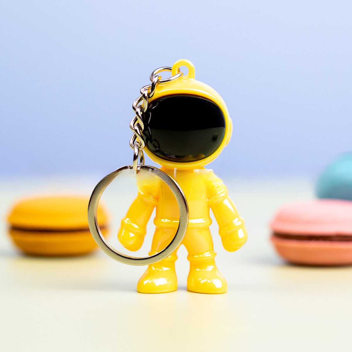 Wholesale 3D Astronaut Astronaut Robot ABS Keychain