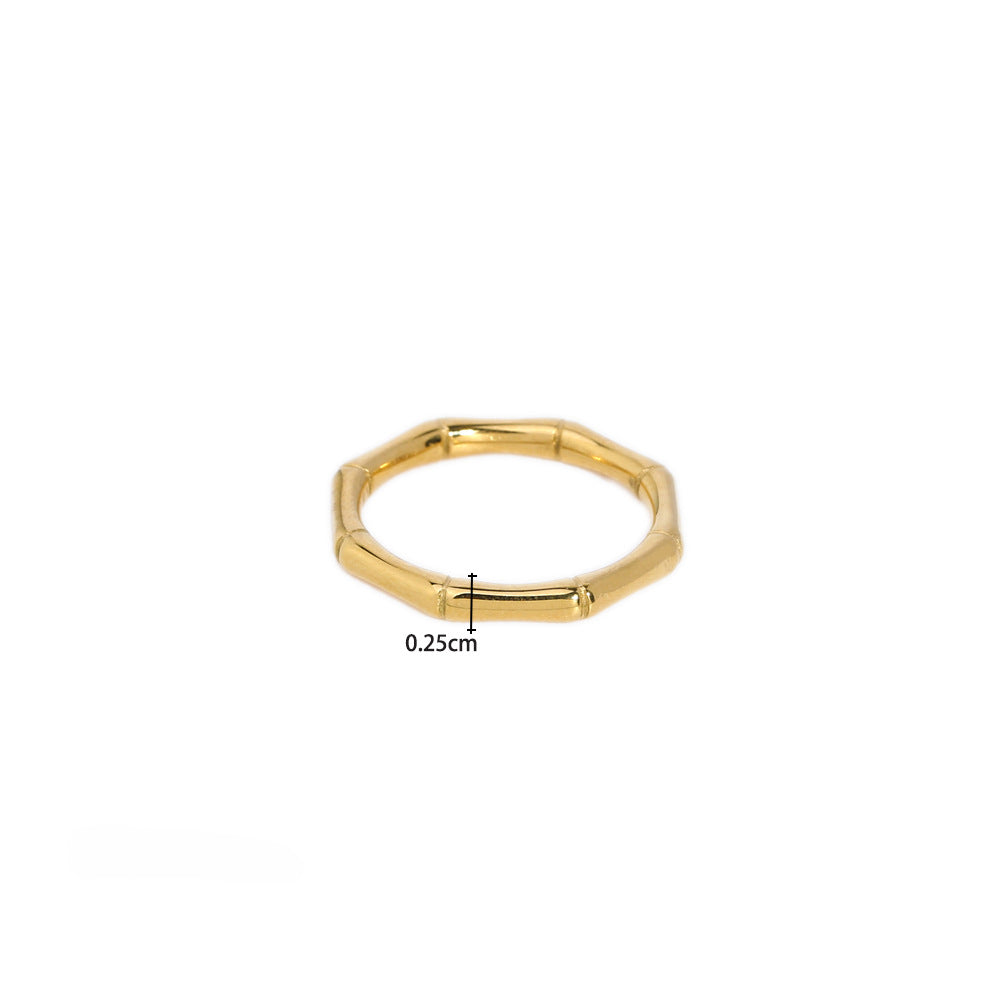 Wholesale 18K Gold Stainless Steel Ring