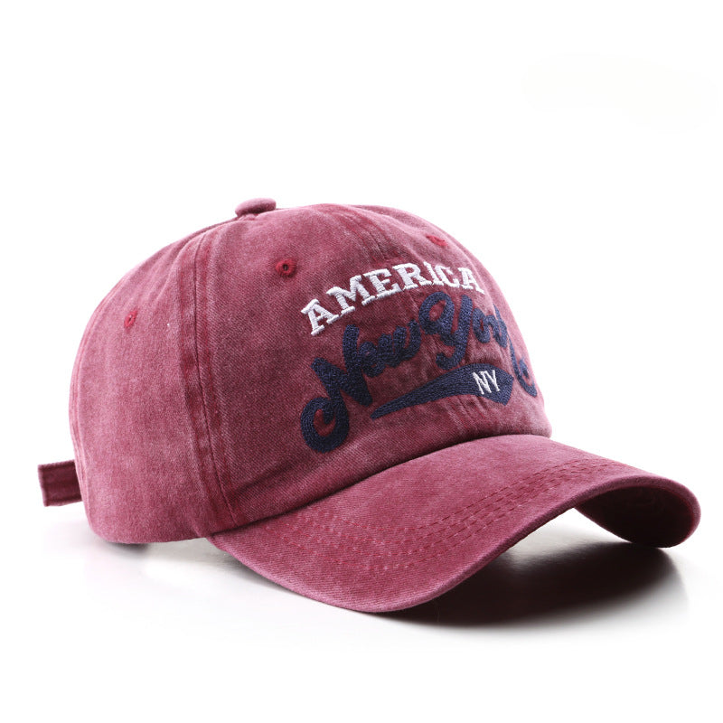 Capilla de béisbol de bordado de letra de algodón al por mayor