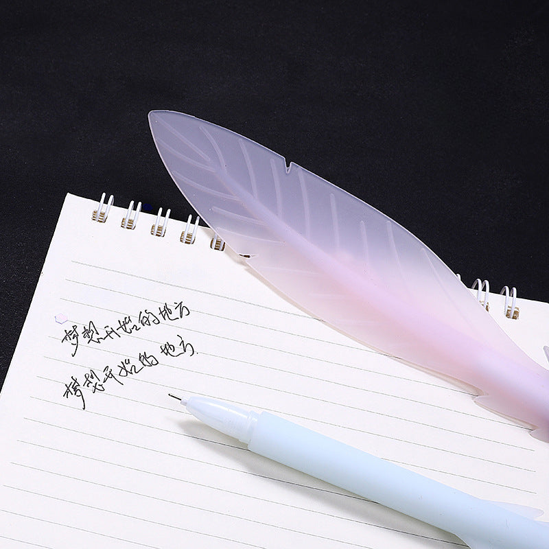 Wholesale Silicone Feather Gel Pen