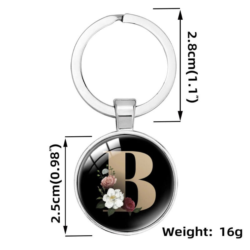 Wholesale Creative Capital English Letter Keychains