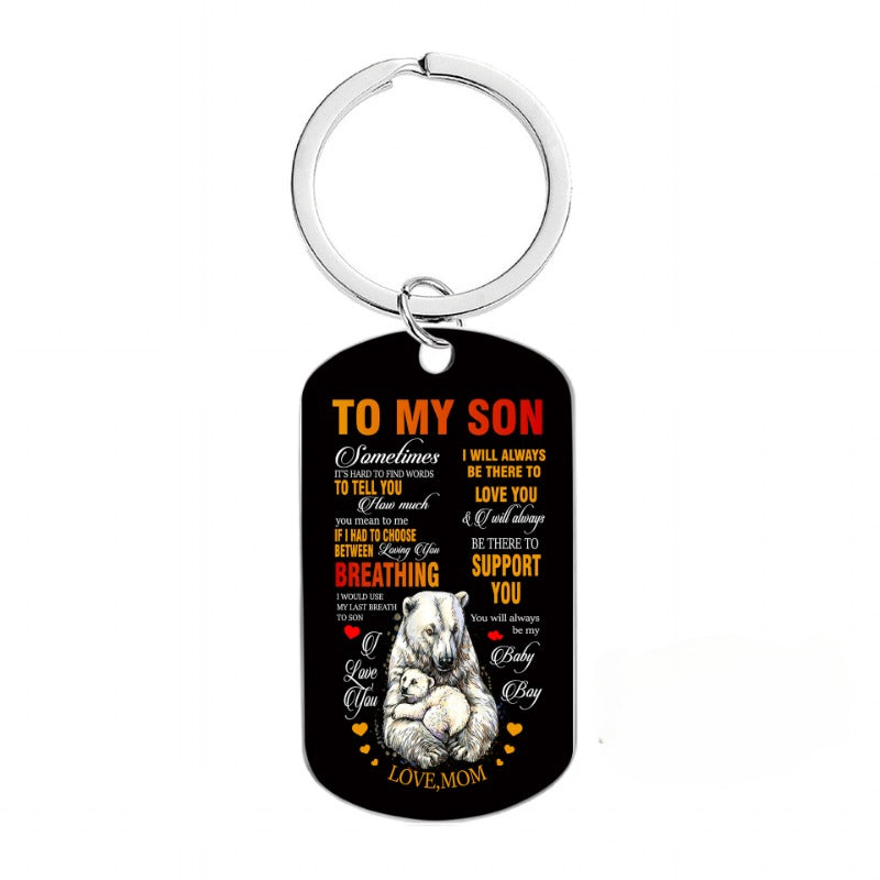 Wholesale Metal Engraved Color Printed Keychains