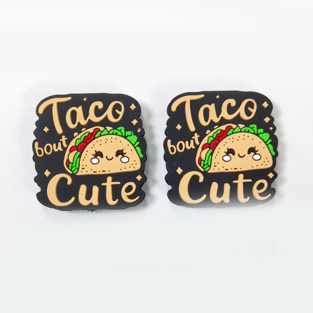 Wholesale 10pcs Creative Q-version Cute Taco Beads