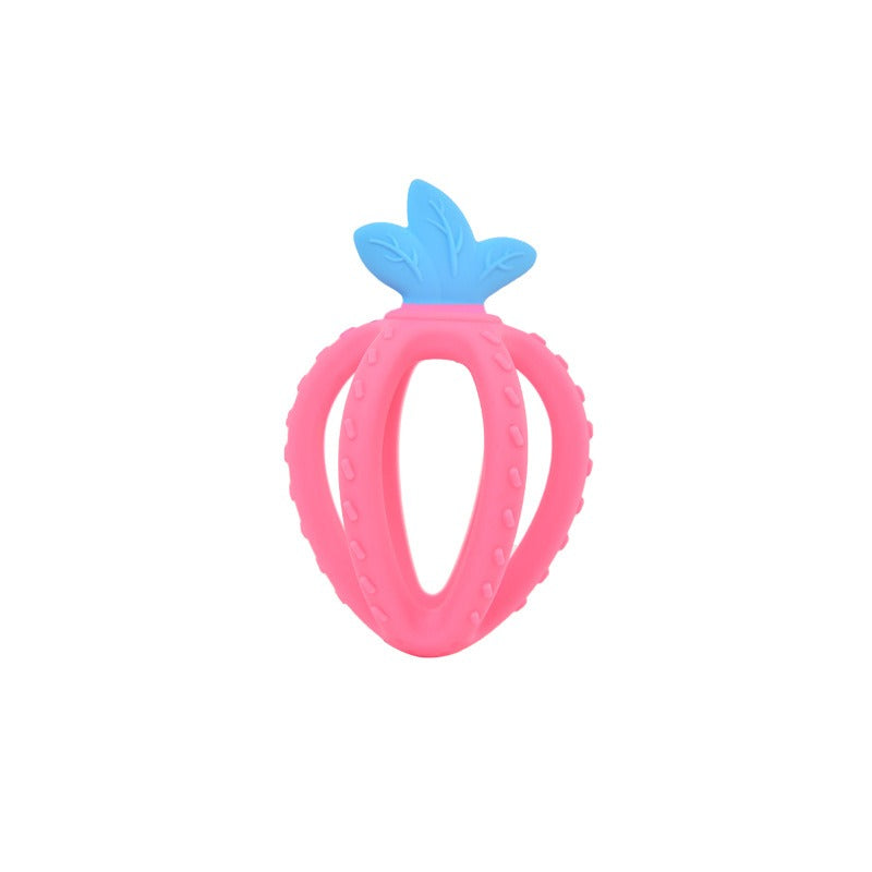 Wholesale Baby Hand Ball Strawberry Line Teether