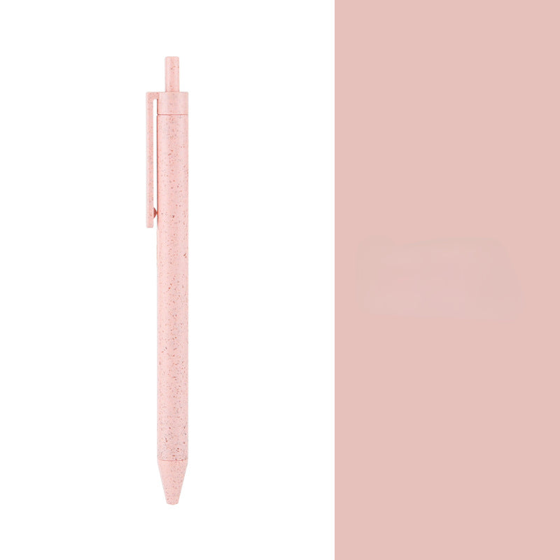 Wholesale Environmentally Friendly Degradable Wheat Straw Button Ballpoint Pen