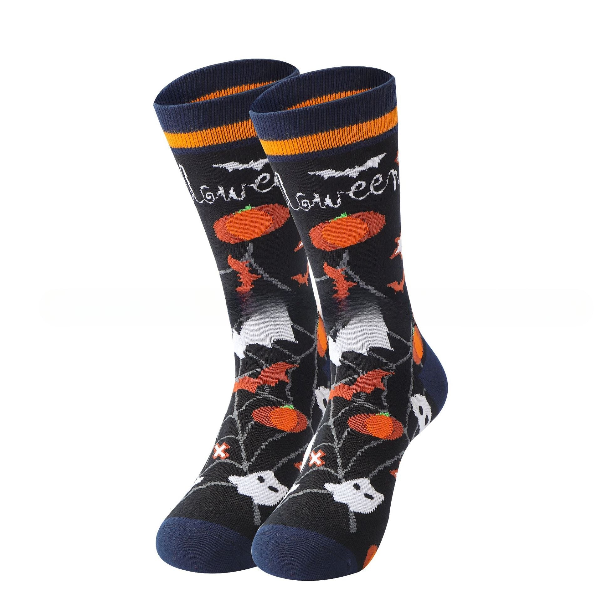 Wholesale Fall-winter Halloween Pumpkin Street Trend Oversized Socks