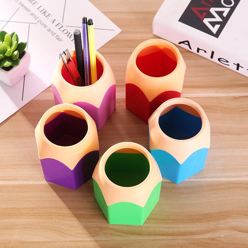 Wholesale Creative Contrasting Plastic Pen Holders