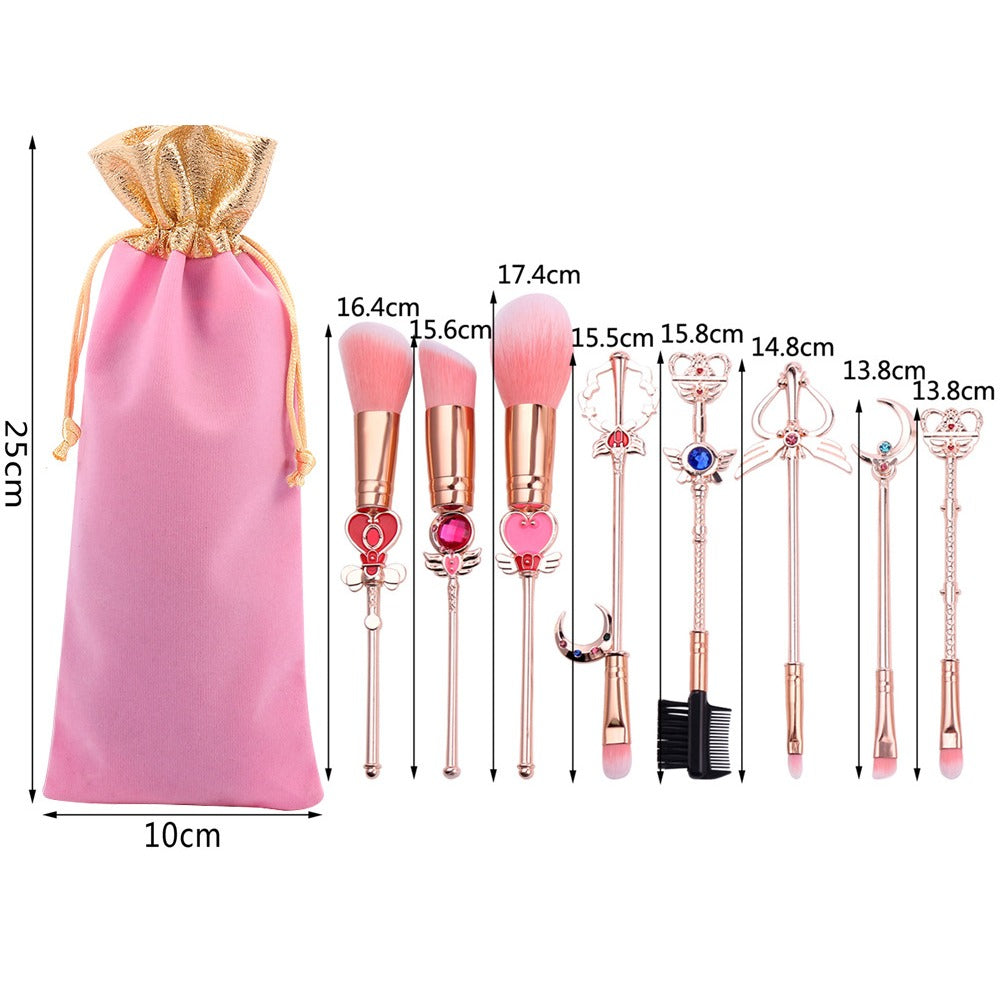 Wholesale Unicorn Sailor Moon Makeup Brush Tool Set