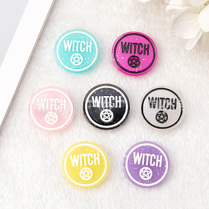 Wholesale 20pcs/pack Resin Magic WITCH Candy Cat Mobile Phone DIY Accessories