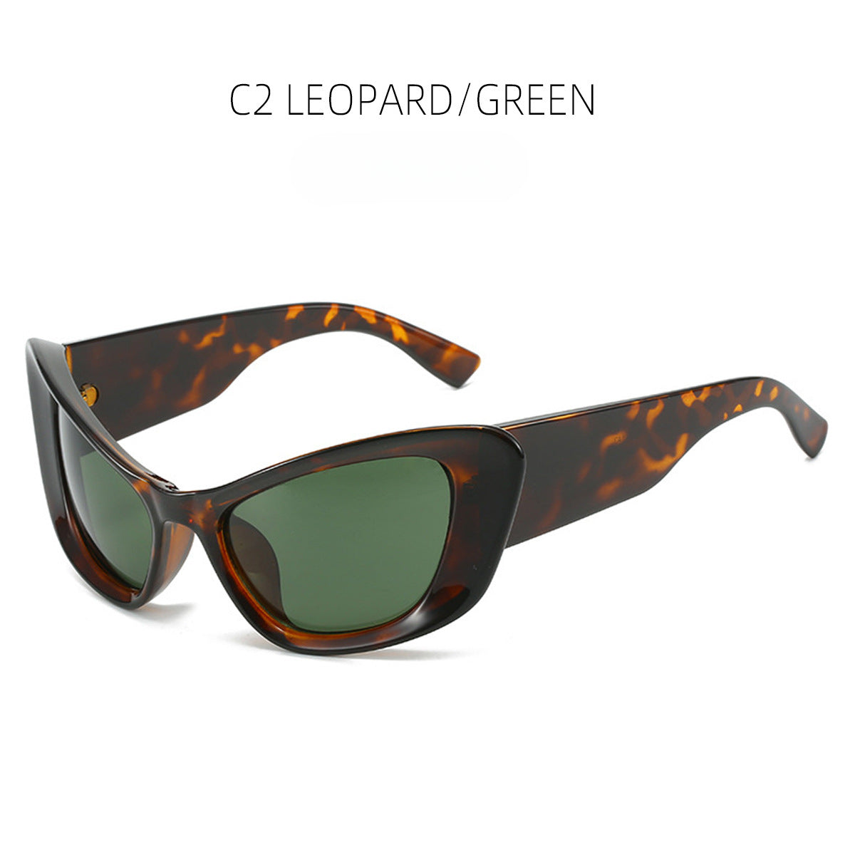 Wholesale PC Pop-up Hip-hop Cat Eye Small Frame Sunglasses