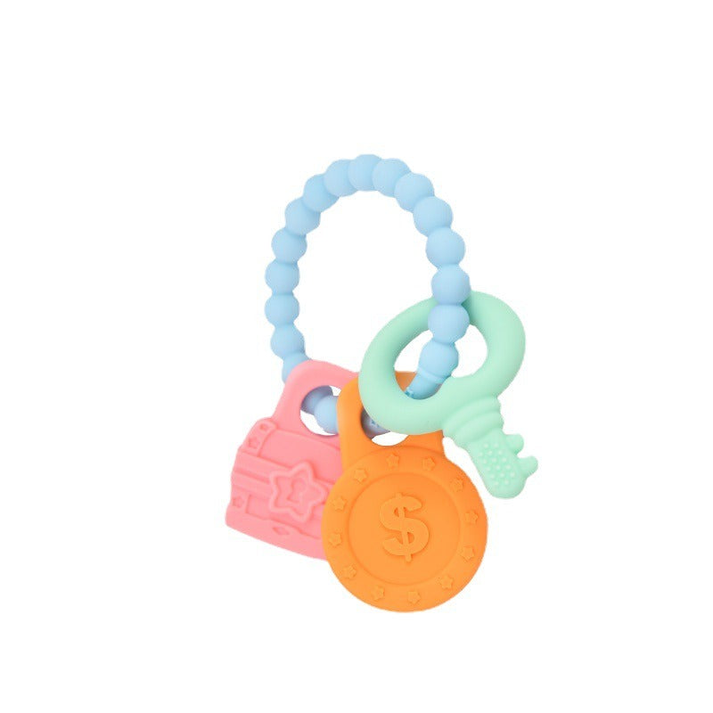 Wholesale Baby Bracelet Key Teething Stick Silicone Bite Music