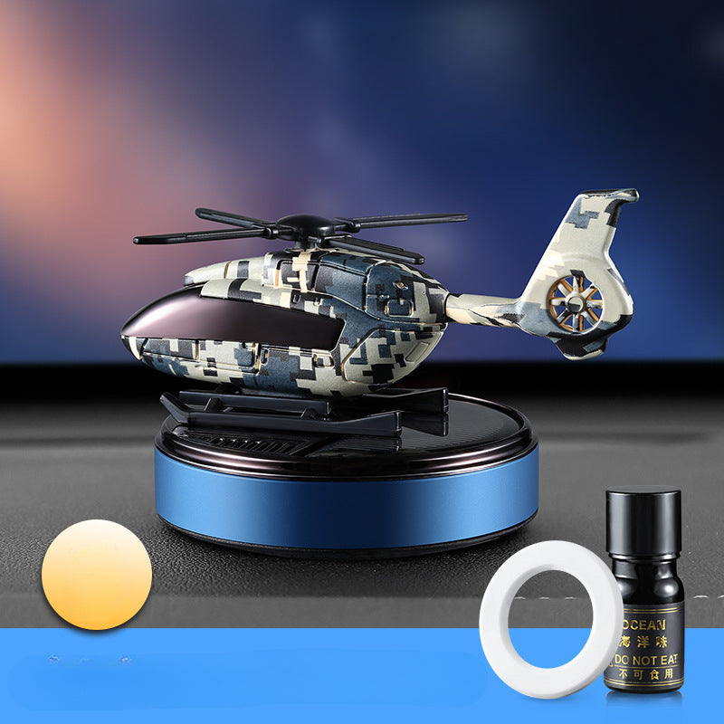 Wholesale Solar Helicopter Essential Oil Perfume Aromatherapy Plastic Decoration