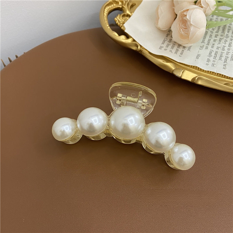 Wholesale Large Pearl Plastic Grab Clips