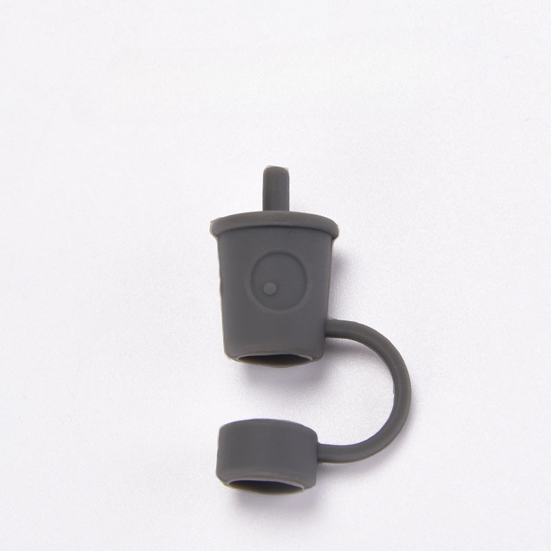 Wholesale Silicone Straw Dust Plug 0.8cm Dust Plug Straw Tube Cap