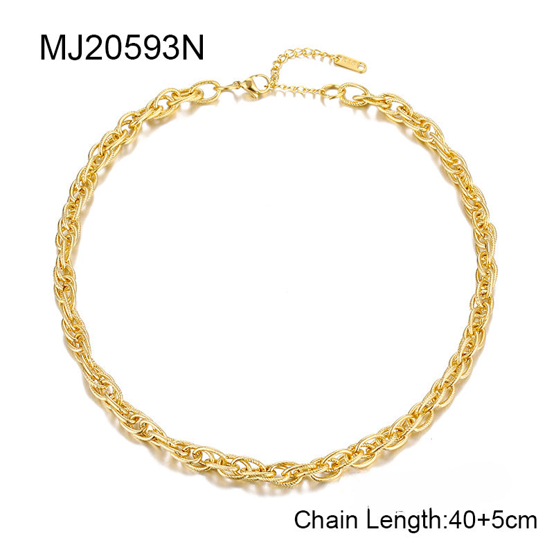 Wholesale Stainless Steel Earrings Bracelet Necklace Set