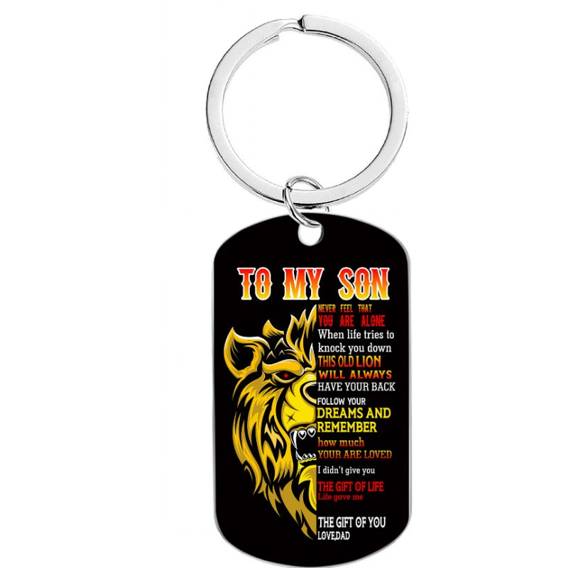 Wholesale Metal Engraved Color Printed Keychains