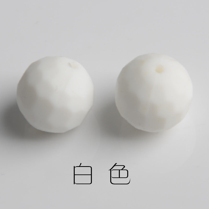 Wholesale 30pcs Rhombus Multicolor Silicone Beads