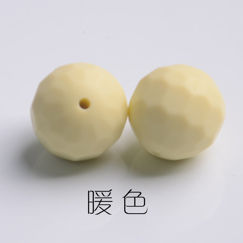 Wholesale 30pcs Rhombus Multicolor Silicone Beads