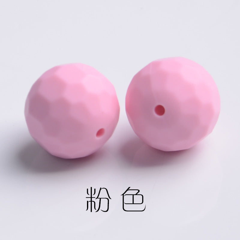 Wholesale 30pcs Rhombus Multicolor Silicone Beads