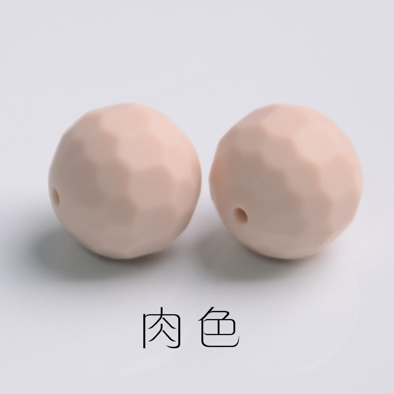 Wholesale 30pcs Rhombus Multicolor Silicone Beads