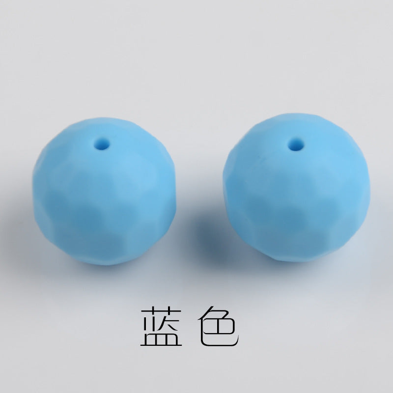 Wholesale 30pcs Rhombus Multicolor Silicone Beads