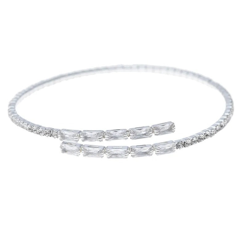 Wholesale Claw Chain Snake Rhinestone Simple Evening Fashion Zircon Bracelet