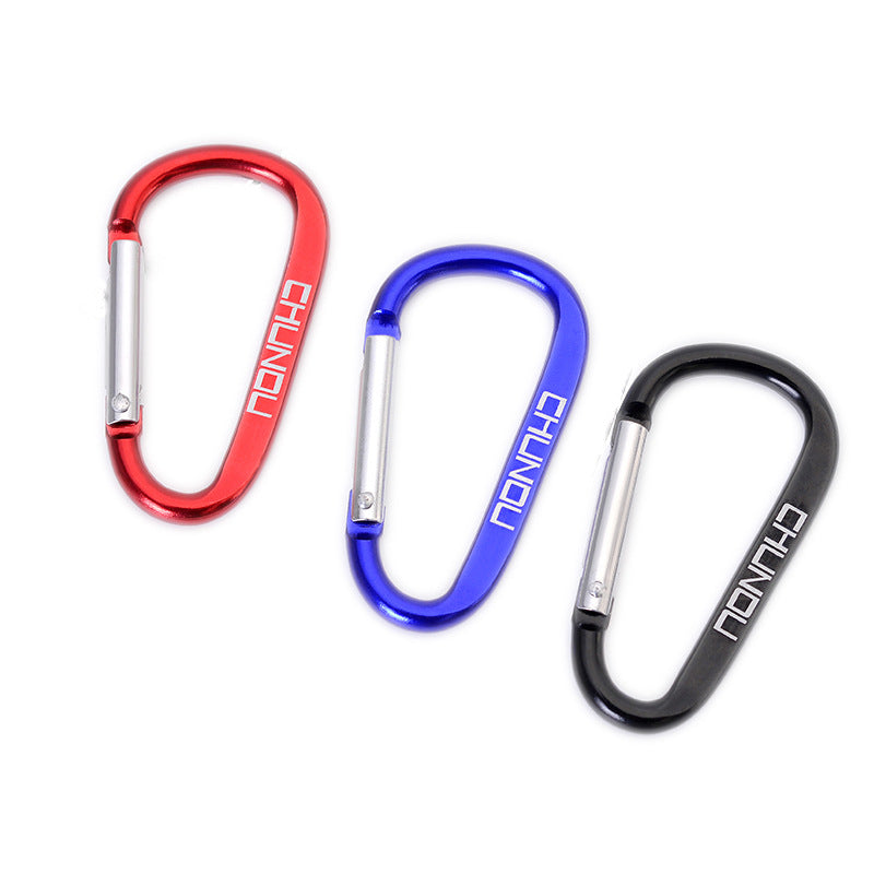 Wholesale Aluminum Alloy Mountaineering Buckle, Kettle Buckle, D-shaped Metal Keychain