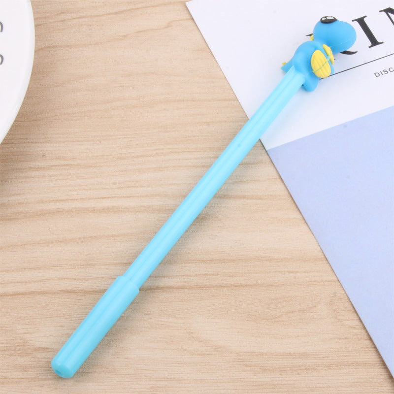 Bolígrafo de dinosaurio de dibujos animados de plástico al por mayor