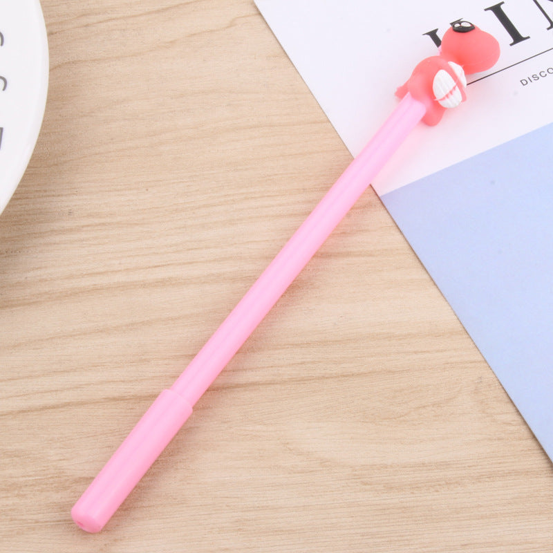 Bolígrafo de dinosaurio de dibujos animados de plástico al por mayor