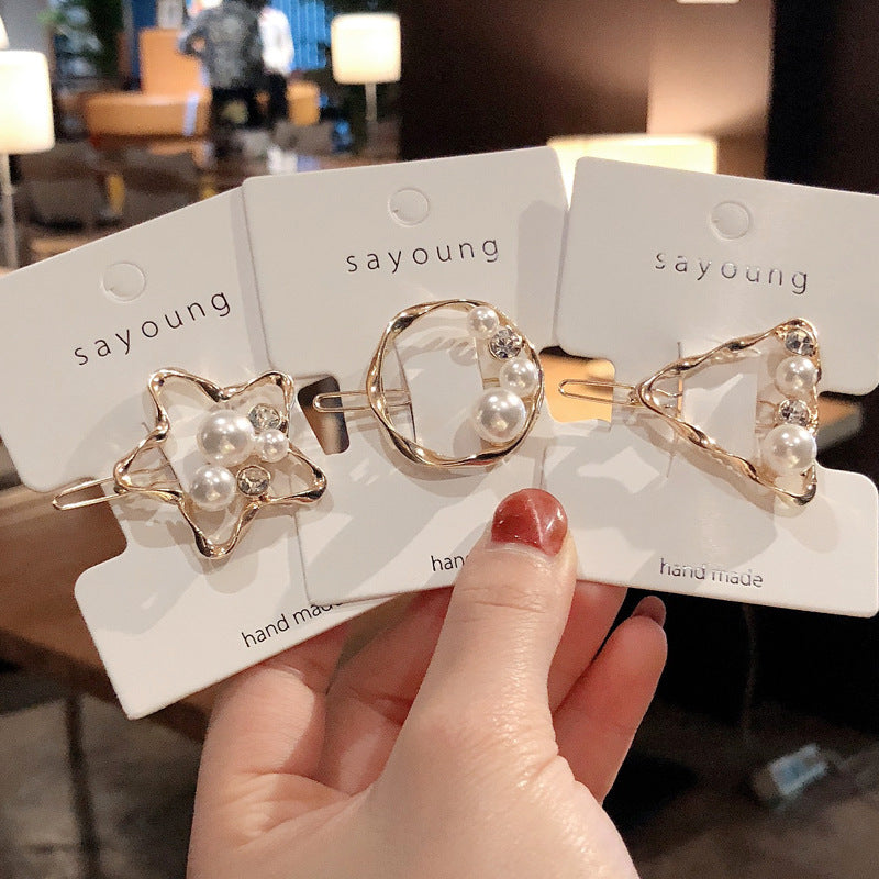 Wholesale of Pearls Alloy Hair Clip