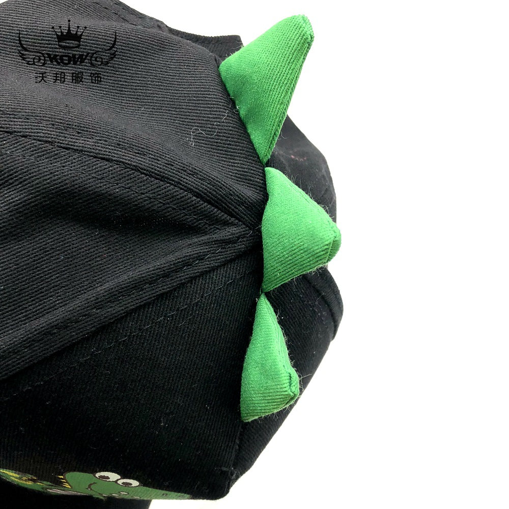Wholesale Cartoon Printed Dinosaur Shaped Kids Baseball Cap