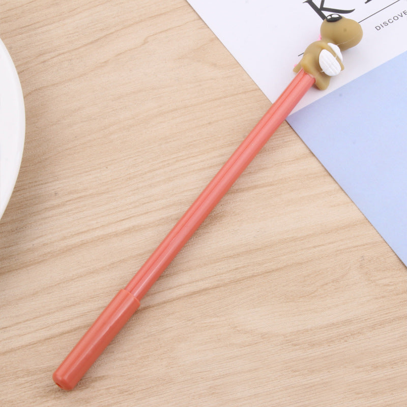 Bolígrafo de dinosaurio de dibujos animados de plástico al por mayor