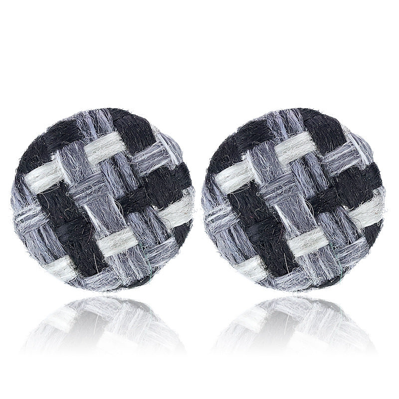 Wholesale Furball Earrings Leopard Print Stud Earrings