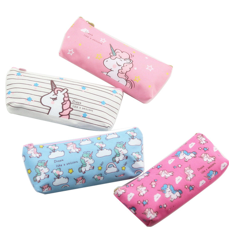 Wholesale Unicorn Creative Large Capacity Canvas Pencil Case