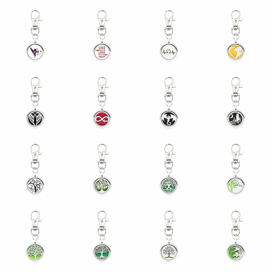 Alas de aleación al por mayor alas de ángel hueco de aromaterapia esencial de aceite esencial