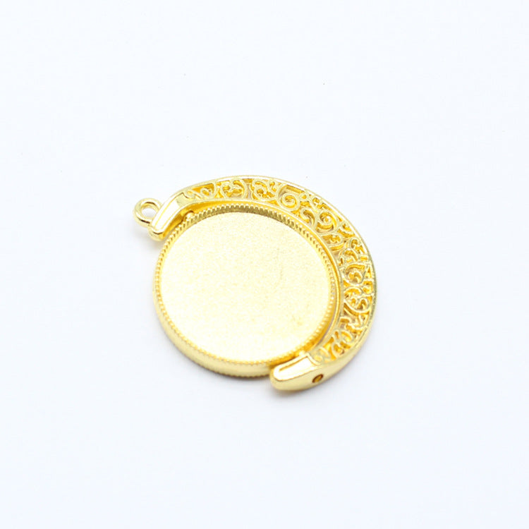 Wholesale 10PCS/PACK Alloy 25mm Perfect Circle Rotating Base