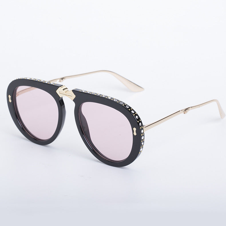 Wholesale Diamond Fashion Folding Sunglasses