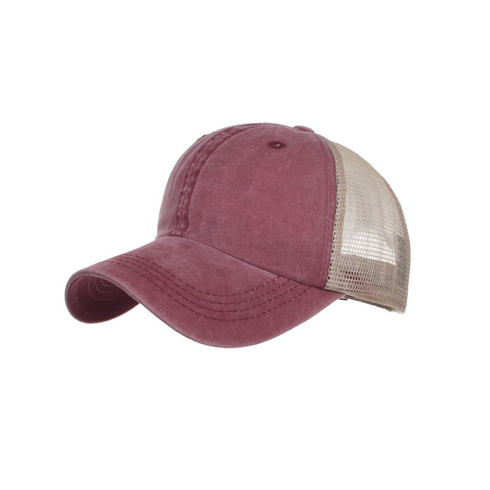 Wholesale 9 Color Net Cap Baseball Cap Cap Sun Cap
