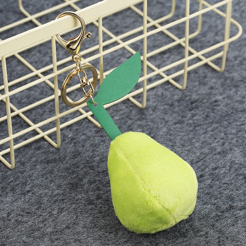 Wholesale Flannel Avocado Keychain