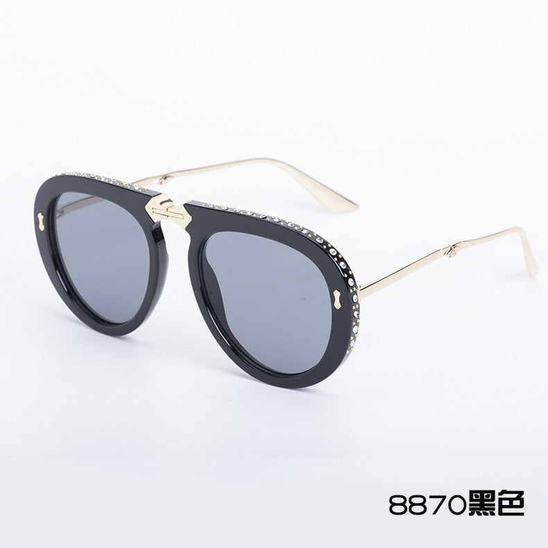 Wholesale Diamond Fashion Folding Sunglasses